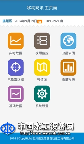 晨光基于移动端的远程水情视频监控终端软件