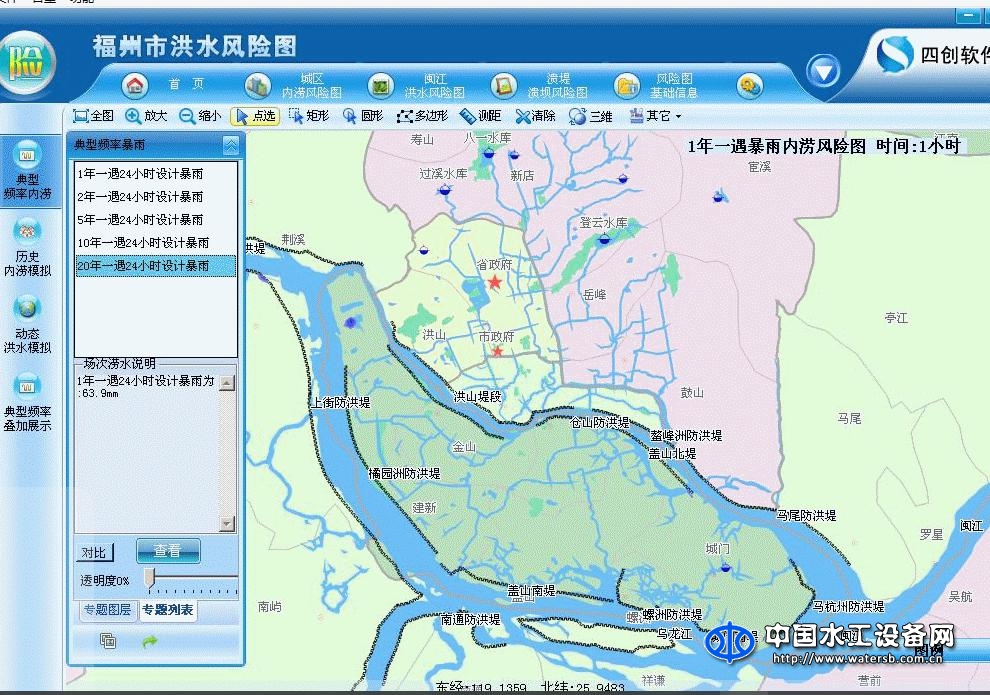四创城市内涝监测预警平台
