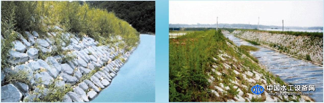 连锁护坡生态砌块
